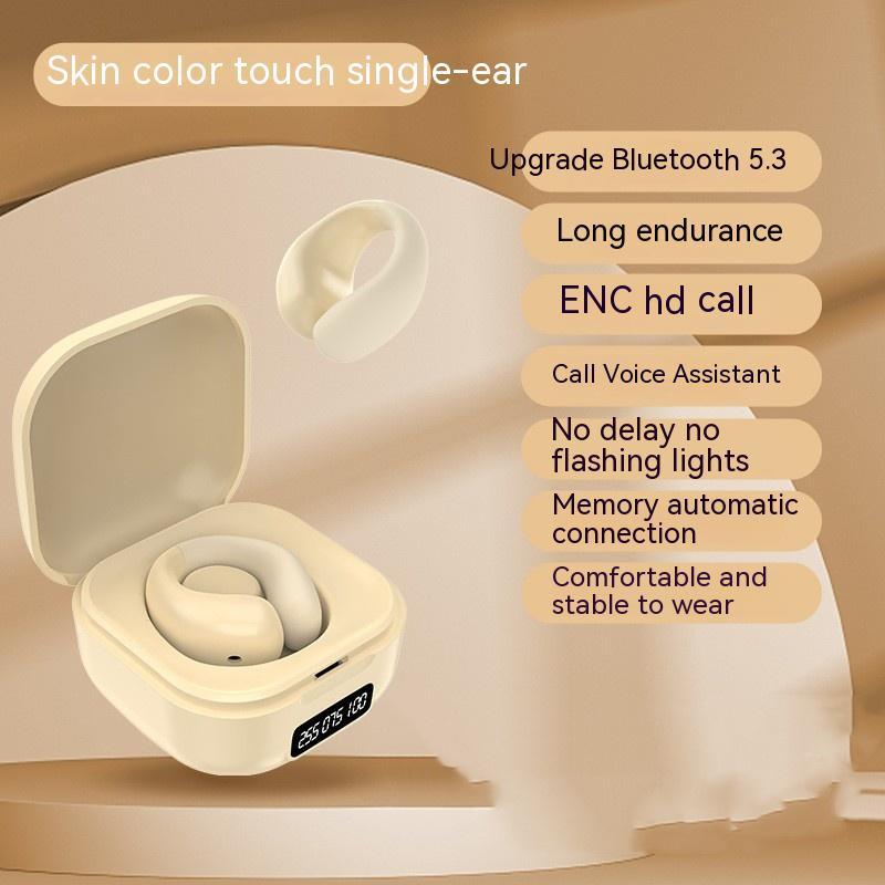Wireless Ear Clip Earbuds with LED Display for Sale