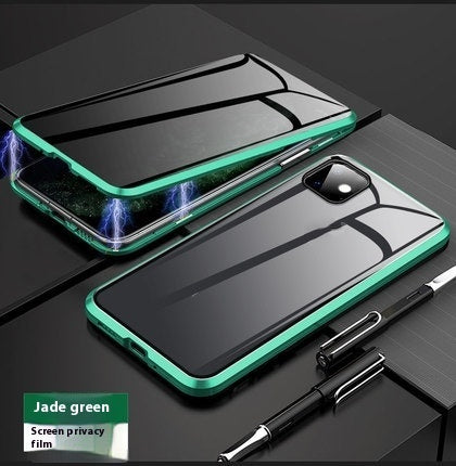 Magnetic Privacy Glass iPhone XR Case - 360° Anti-Peep Shield Protection