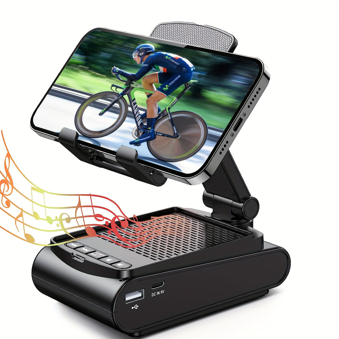 Phone Stand with Wireless Speaker | Bluetooth Sound