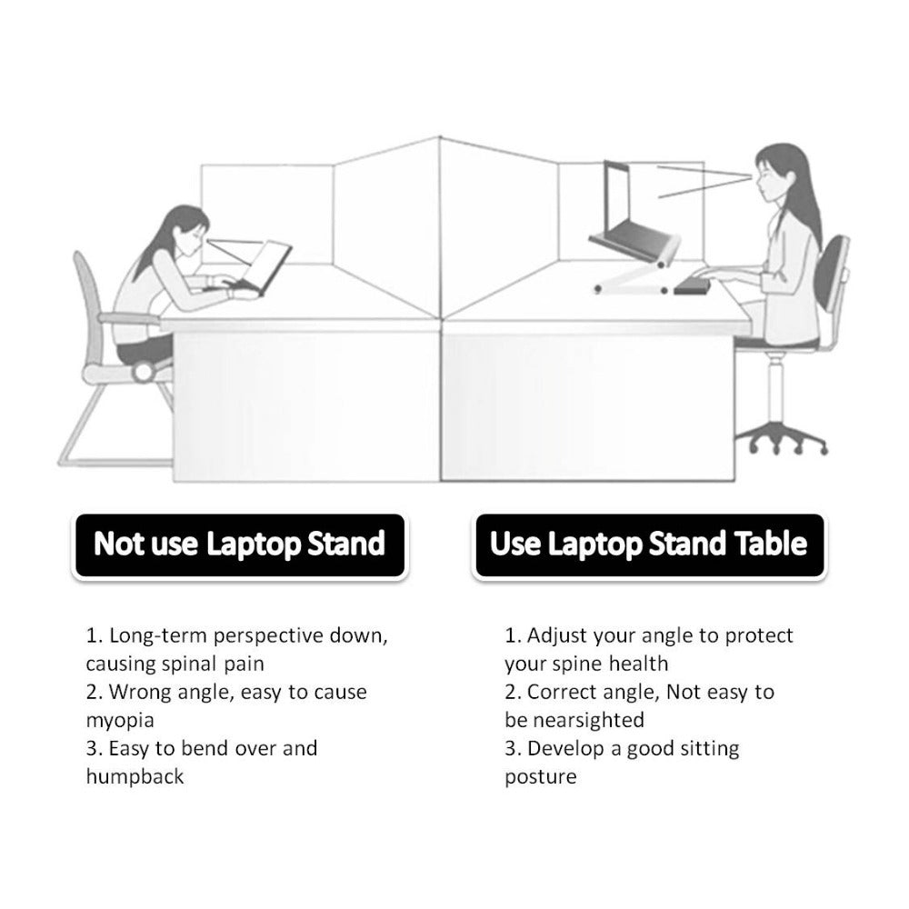 360° Adjustable Foldable Laptop Stand