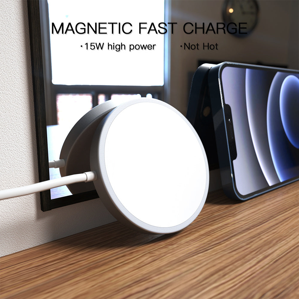 Magnetic Wireless Charger 15W for iPhone & Android