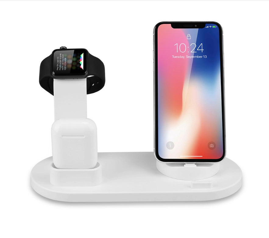 3-in-1 Wireless Charging Dock - Fast Charging for Multi Device