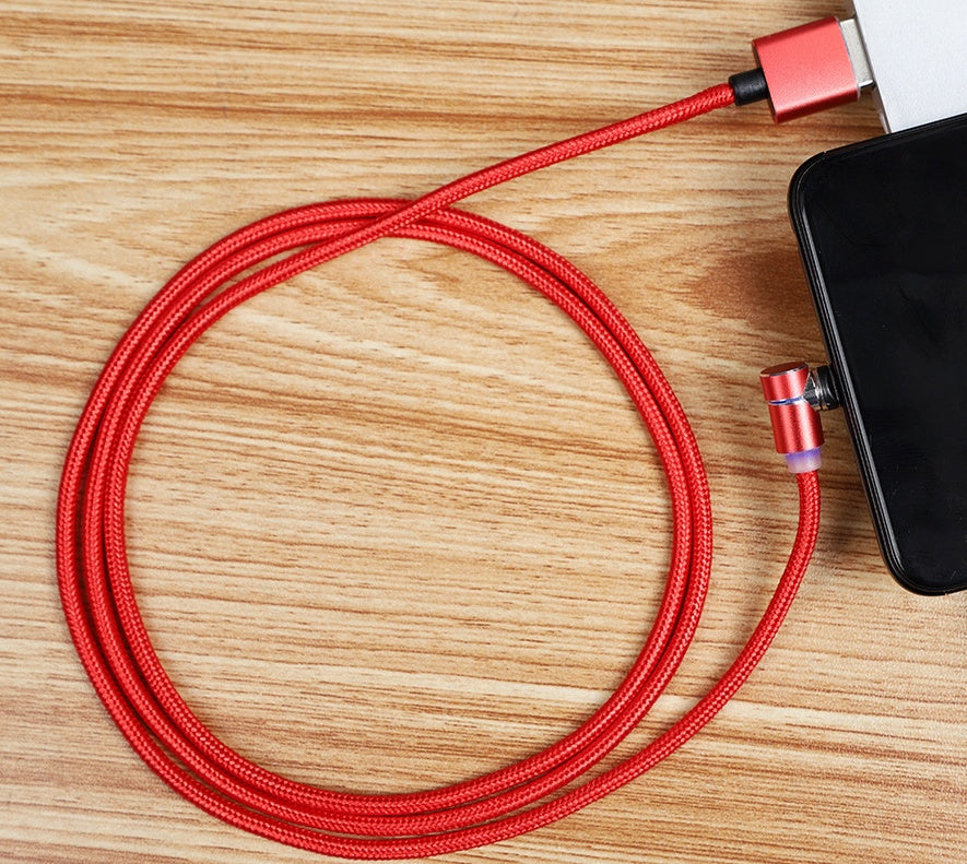 Magnetic Charging Cable 360° LED Tip - Fast Charge All Devices