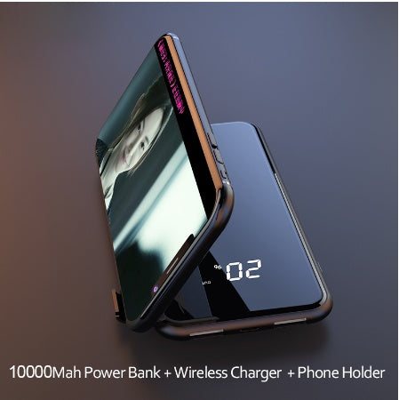 3-in-1 Wireless Power Bank, iPhone 16, Samsung Galaxy - Magsafe Accessories