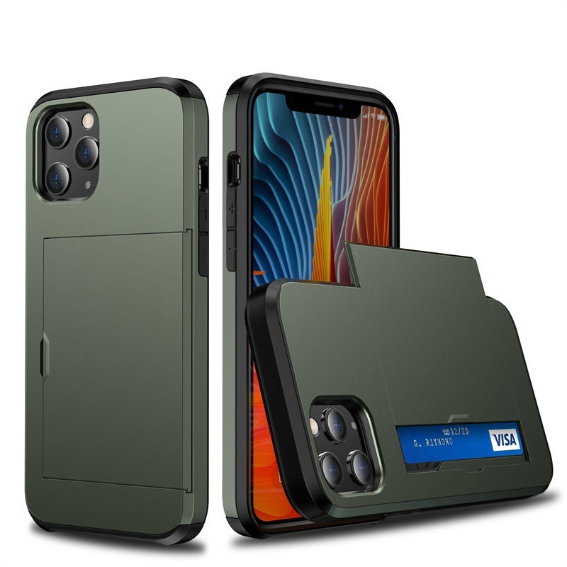 SGP Sliding Card Holder Phone Case - Secure Phone Case with Card Holder