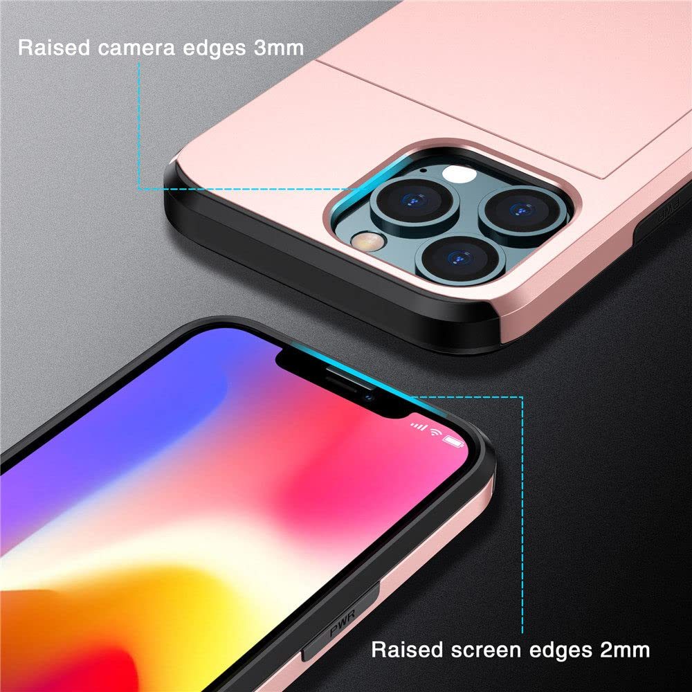 SGP Sliding Card Holder Phone Case - Secure Phone Case with Card Holder