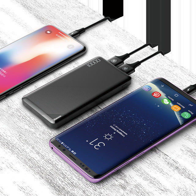 Power up your devices anywhere - 10,000mAh Portable Power Bank