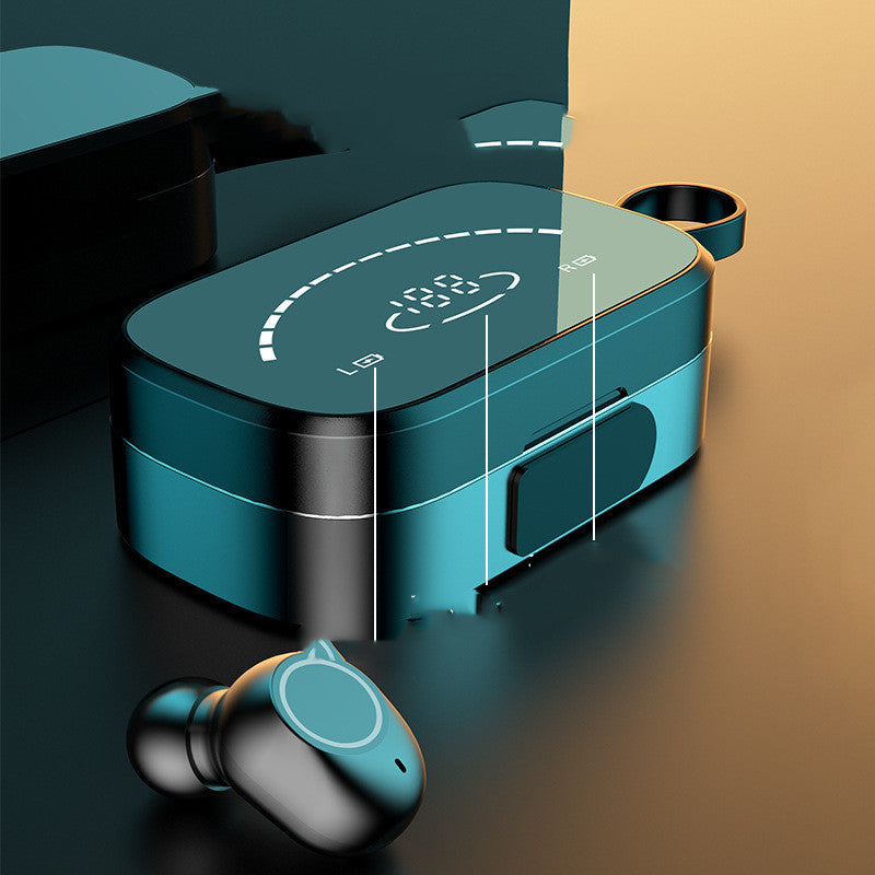 TWS T5 Wireless Bluetooth Earbuds with Bass & Mic for Sports