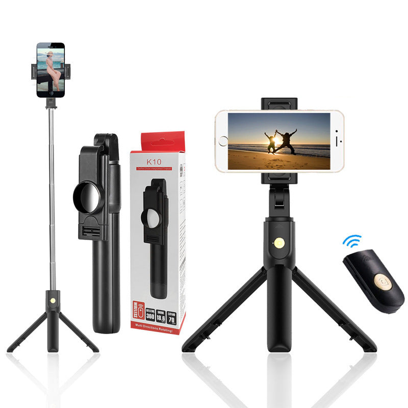 K10 Bluetooth Selfie Stick for iPhone and Android - Perfect for Travelers and Selfie Lovers