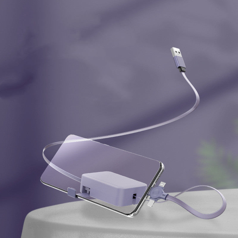 Multi Device Retractable Charging Cable — 3-in-1 charging cable