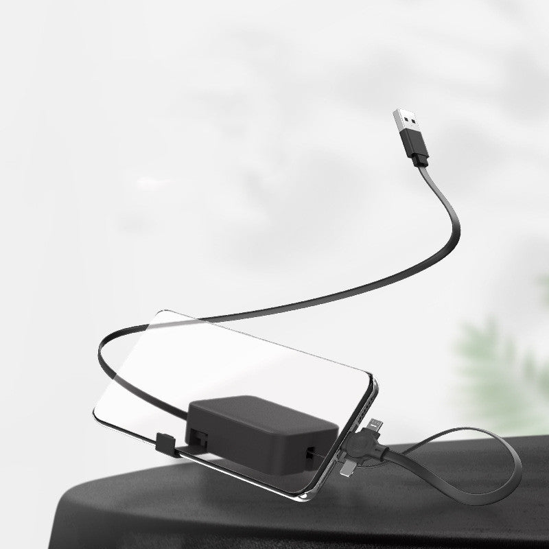 Multi Device Retractable Charging Cable — 3-in-1 charging cable