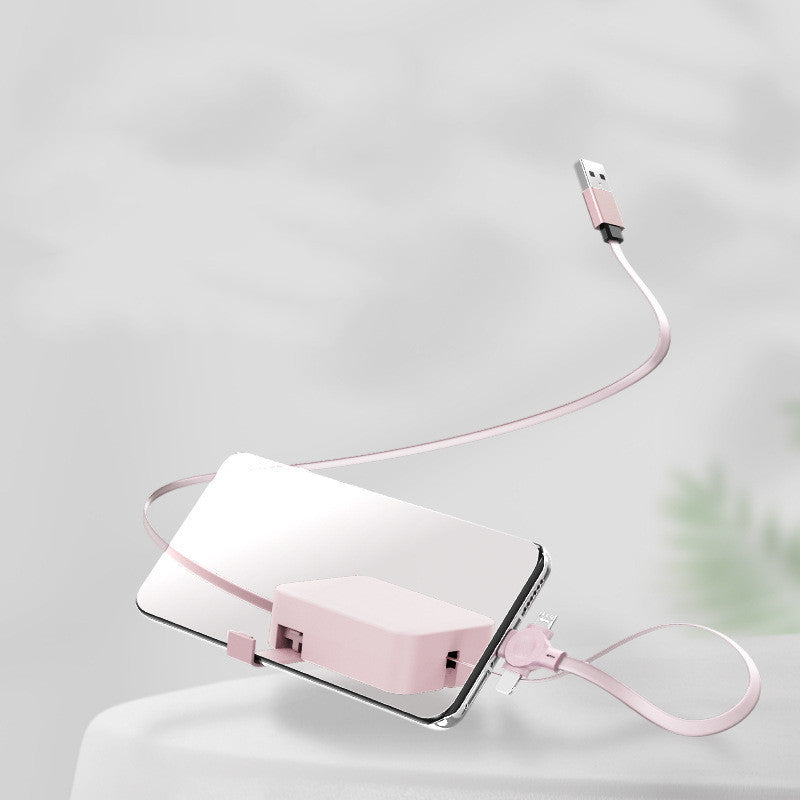 Multi Device Retractable Charging Cable — 3-in-1 charging cable