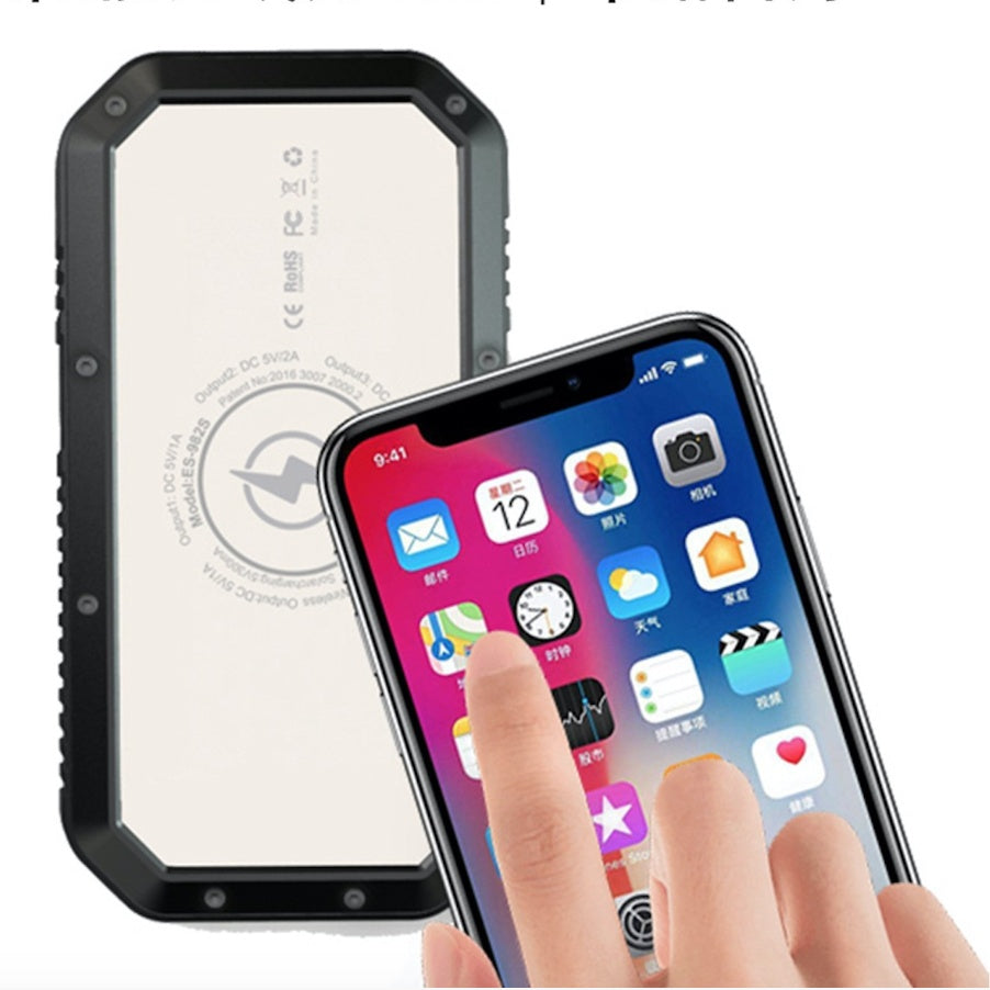 Eco-Friendly 4-Port Power Bank with Wireless Charging - Buy Online