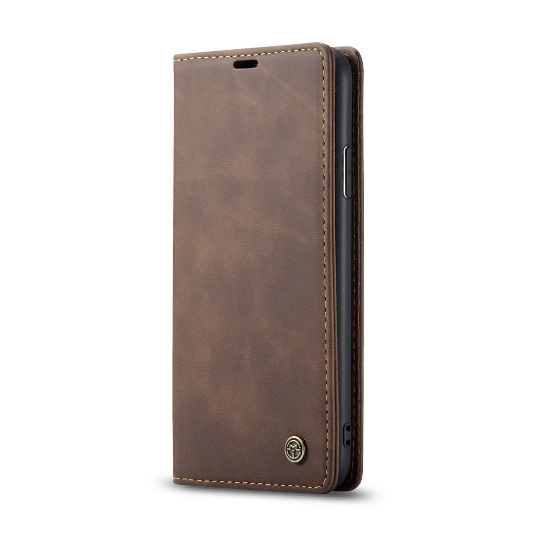 Best Vintage Leather Flip Wallet Card Holder iPhone Case