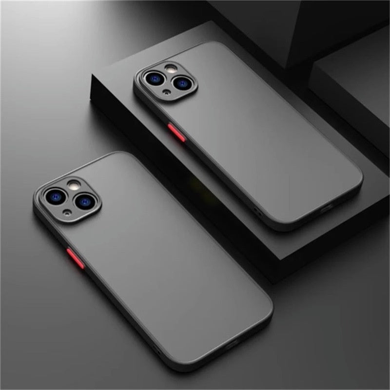 Colorful Matte Frosted iPhone Case for iPhone - 3D Acrylic Drop-Proof Cover — colorful matte frosted phone case