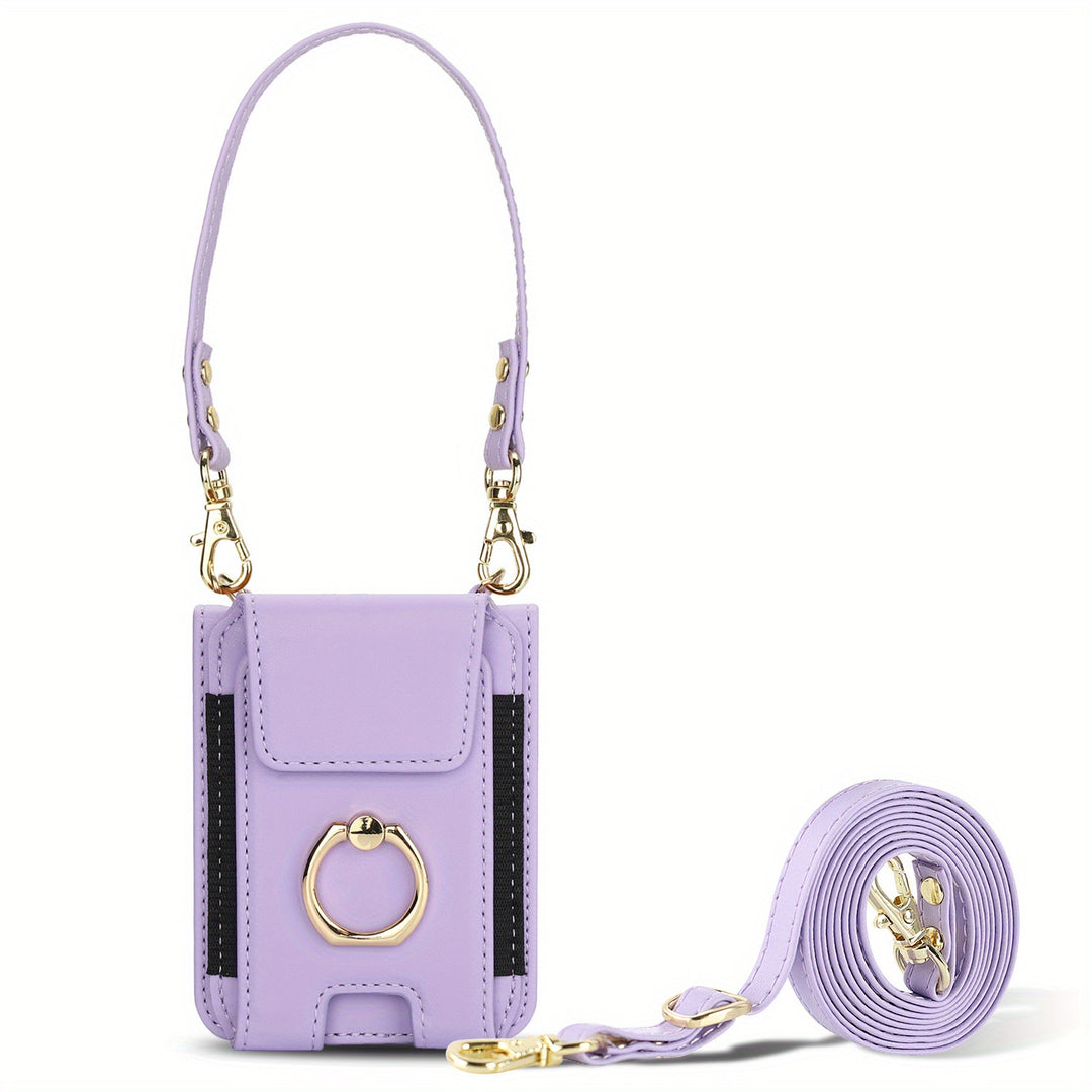AWQUER Galaxy Z Flip Crossbody Wallet Case - Mobile Accessories for Samsung