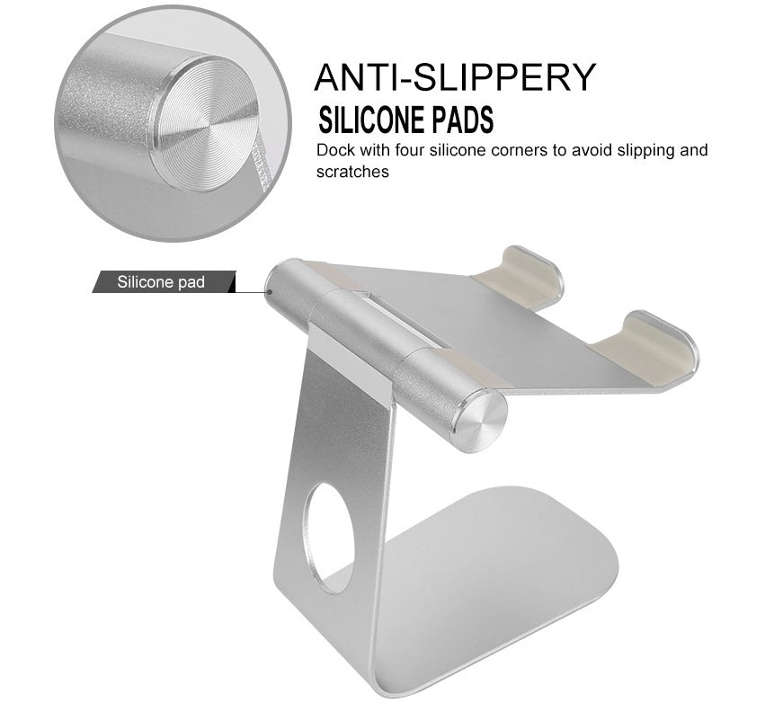 Adjustable Aluminum Device Stand – Ergonomic 4-13″ Holder – phone-stand