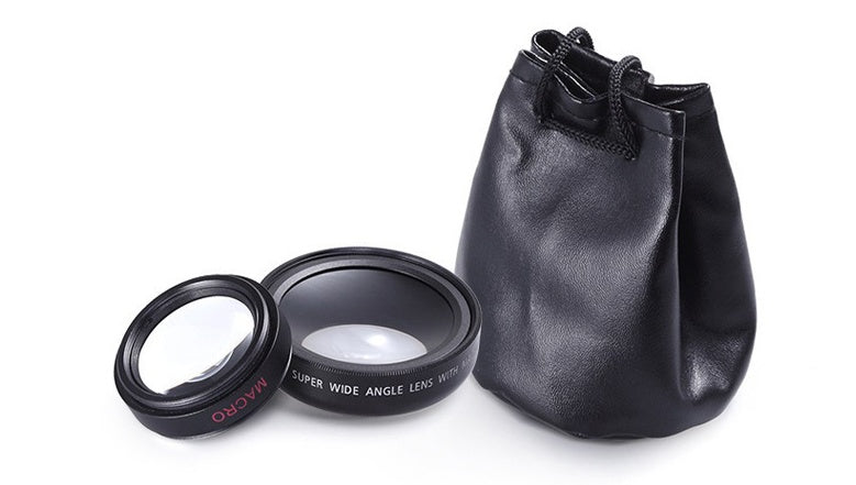 0.45X Wide Angle & 12.5X Macro Smartphone Camera Lens Kit - Best 37mm Lens — universal smartphone camera lens kit