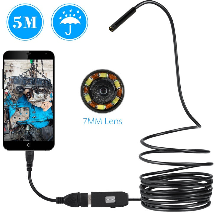 '7mm Waterproof Endoscope Inspection Camera for Tight Spaces — 'endoscope inspection camera'