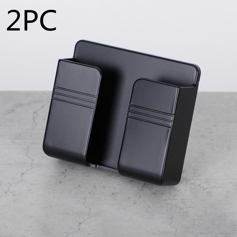 Remote and Phone Holder with Charging Dock - Minimalist Space Solution