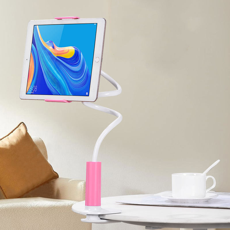 Gooseneck Phone & Tablet Holder - Long Arm 360° Bed & Desk Clamp Mount