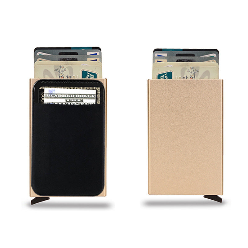 RFID-Blocking Metal Card Holder – Slim Aluminum Wallet – tech-gadget