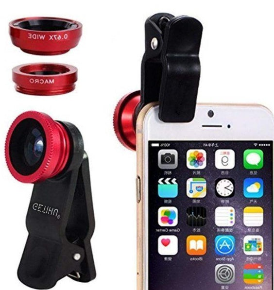 Best 3-in-1 Universal Smartphone Lens Kit — universal clip lens 3 in 1