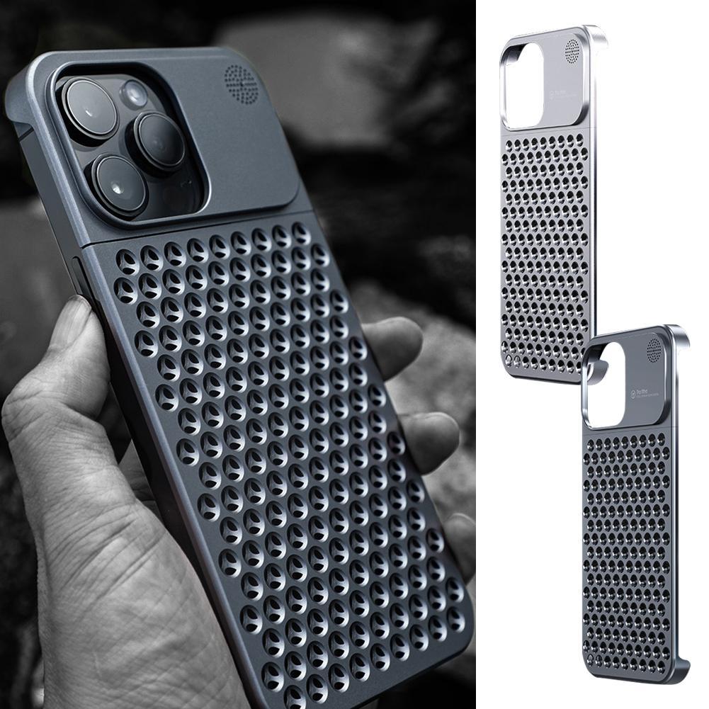 Aromatherapy Phone Case for iPhone - Marine Scent & Cooling — Anti fall dissipate case