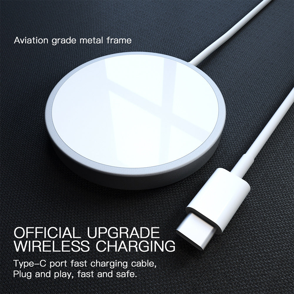 Magnetic Wireless Charger 15W for iPhone & Android