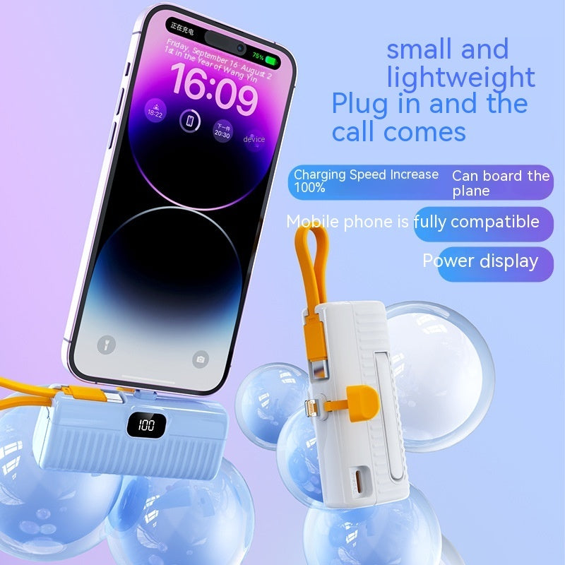 Emergency Phone Charger Lightning & USB-C - Mini Power Bank