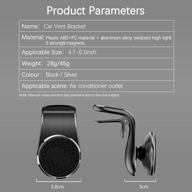 Magnetic Phone Mount 360° Rotating Stick On Mount for Phone Car Desk