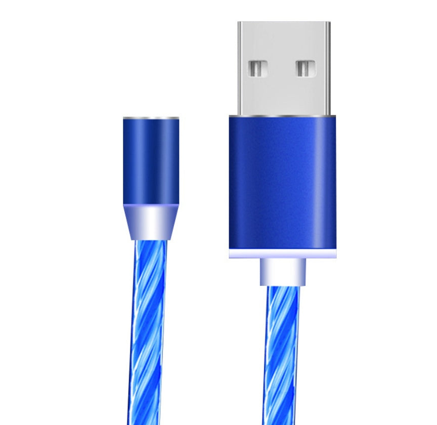 LED Magnetic Fast Charging Cable for iPhone and Android