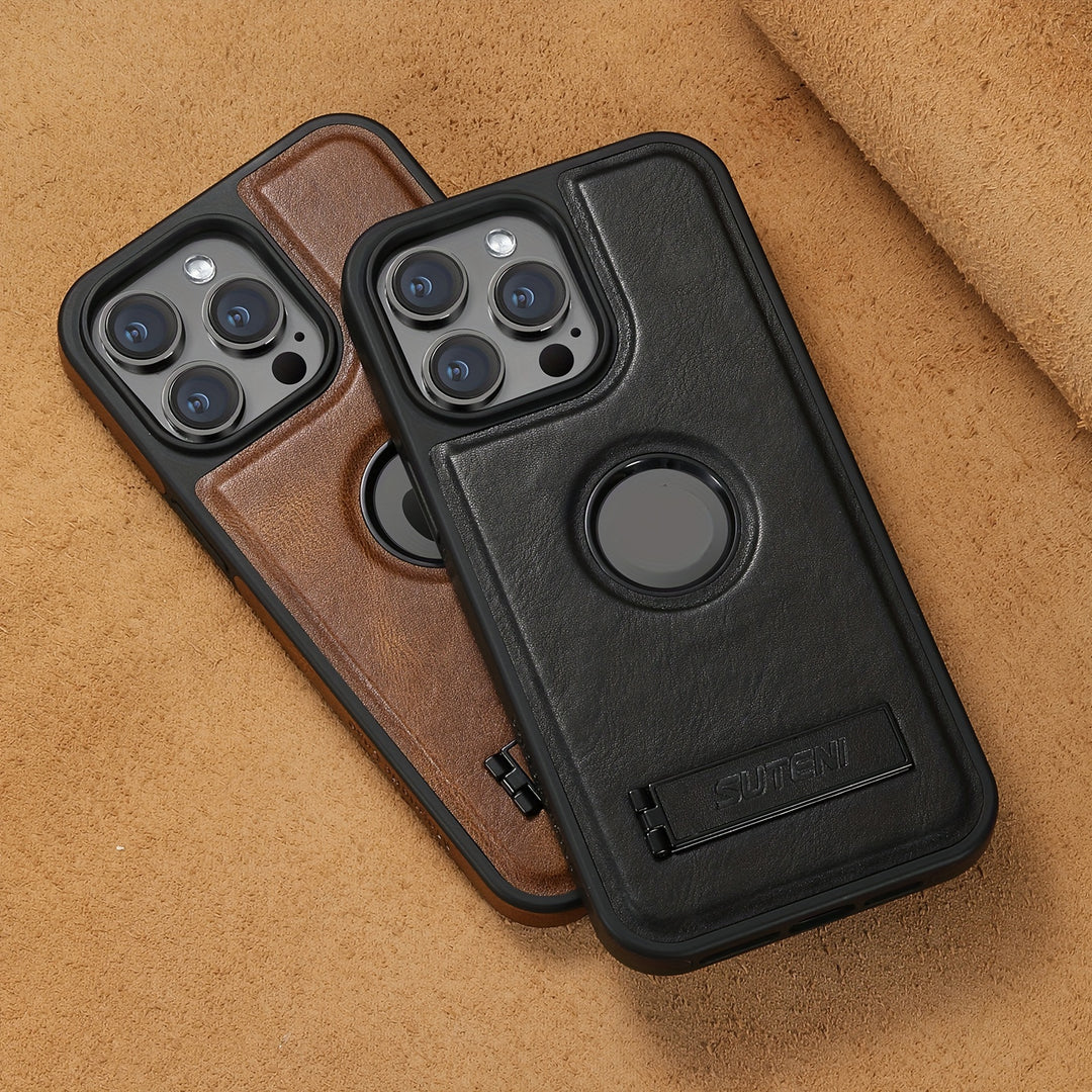 Magsafe Faux Leather iPhone Case — magsafe accessories