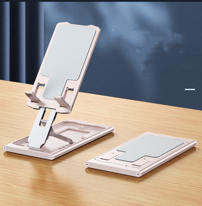 Premium Foldable Aluminum Phone Stand for Desk & On-the-Go Travel