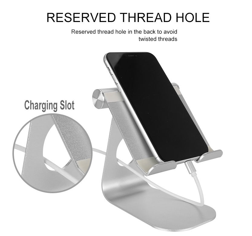 Adjustable Aluminum Device Stand – Ergonomic 4-13″ Holder – phone-stand
