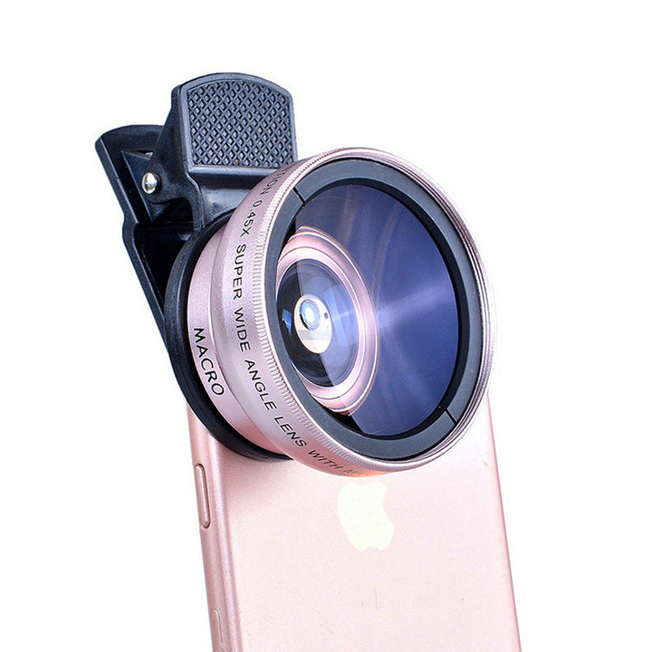 0.45X Wide Angle & 12.5X Macro Smartphone Camera Lens Kit - Best 37mm Lens — universal smartphone camera lens kit