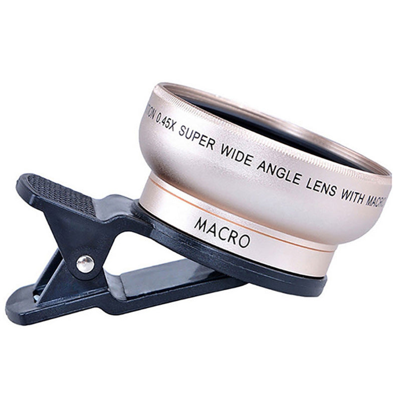 0.45X Wide Angle & 12.5X Macro Smartphone Camera Lens Kit - Best 37mm Lens — universal smartphone camera lens kit