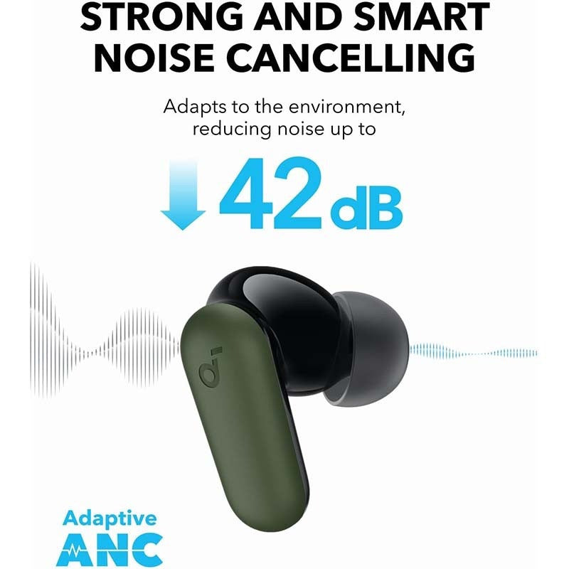 Soundcore P30i ANC Wireless Earbuds - Noise Control & Powerful Sound — noise cancelling earbuds