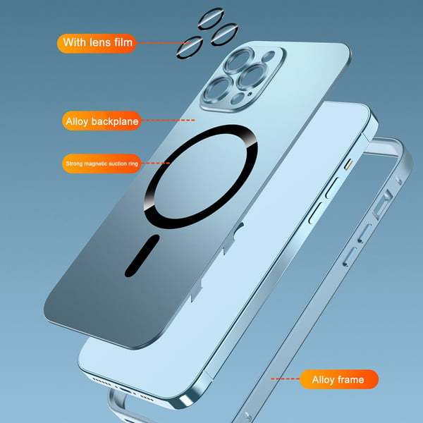 Magnetic Anti-Drop iPhone Case for Sale | Premium Alloy Protection