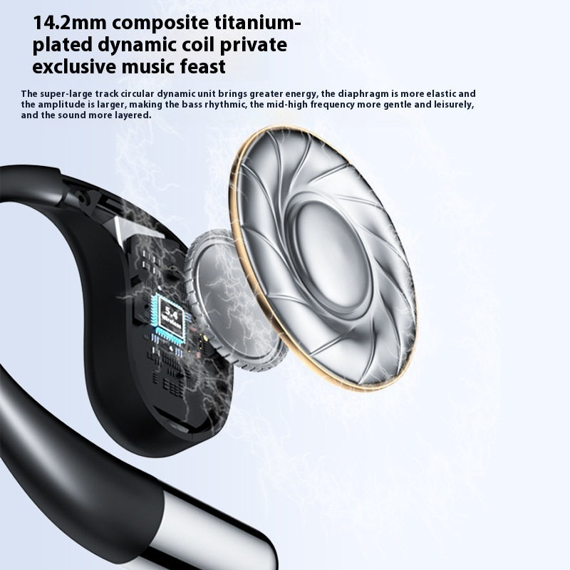 Sports Ear Hook Bluetooth Headphones for Workout, 8H Battery