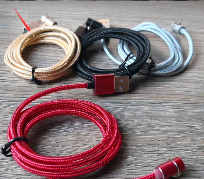 Magnetic Charging Cable 360° LED Tip - Fast Charge All Devices