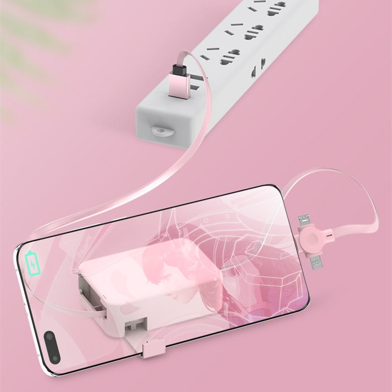 Multi Device Retractable Charging Cable — 3-in-1 charging cable