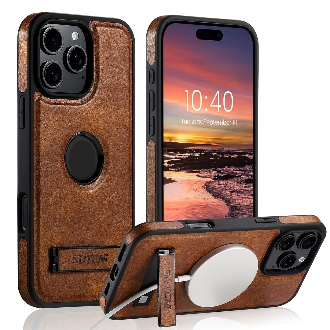 Magsafe Faux Leather iPhone Case — magsafe accessories