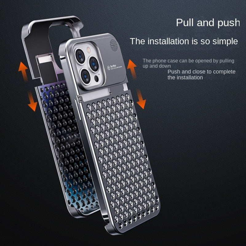 Aromatherapy Phone Case for iPhone - Marine Scent & Cooling — Anti fall dissipate case