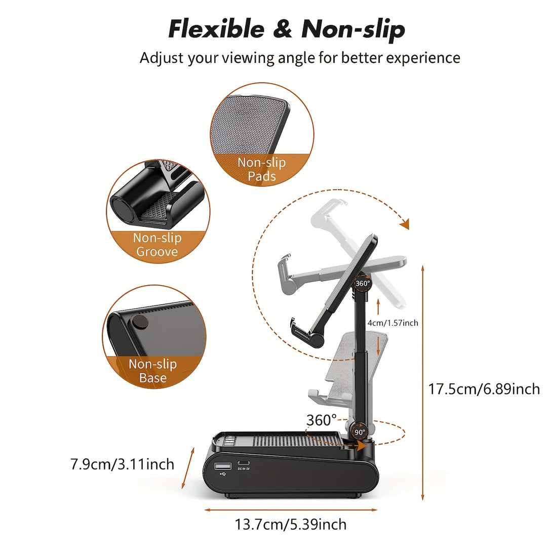 Phone Stand with Wireless Speaker | Bluetooth Sound