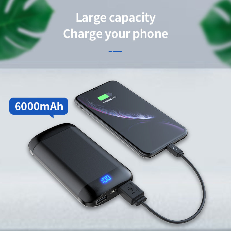 TWS Wireless Earbuds with HiFi Sound & 6000mAh Power Bank Case
