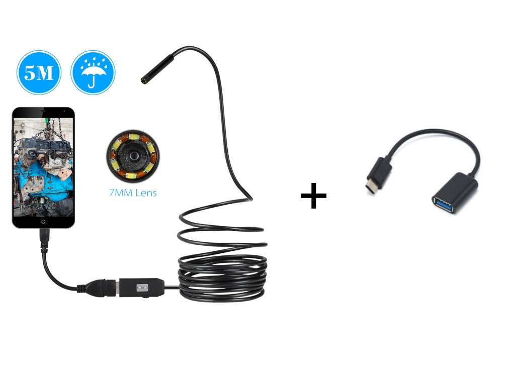 '7mm Waterproof Endoscope Inspection Camera for Tight Spaces — 'endoscope inspection camera'