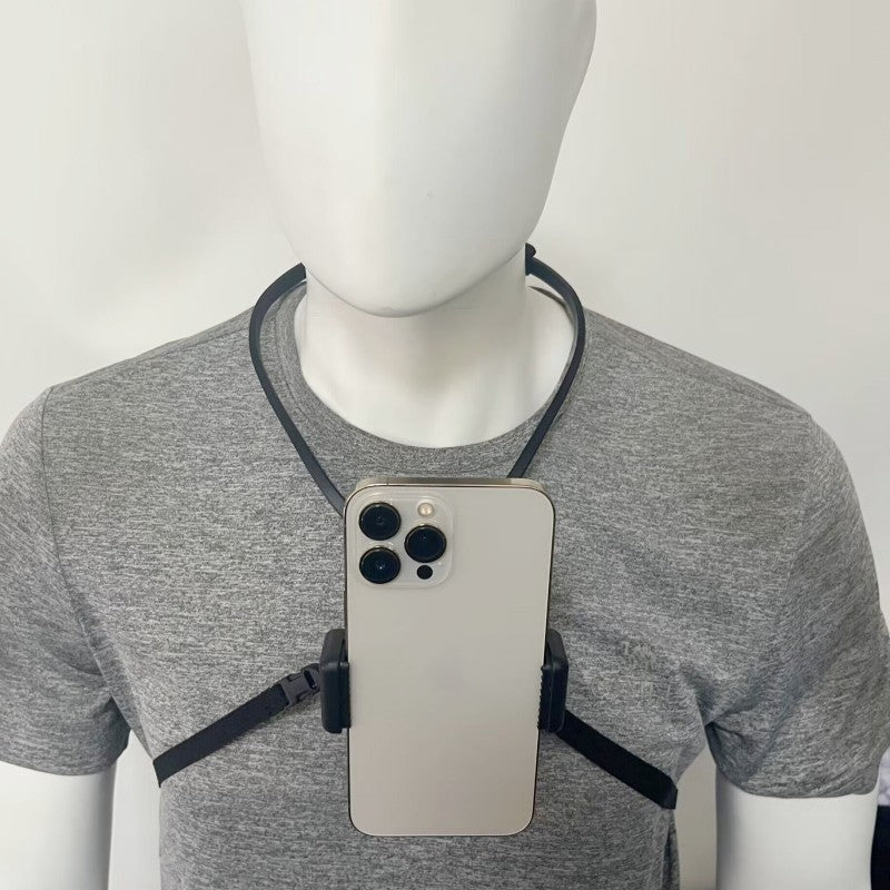 Universal hands-free neck bracket for smartphones in car