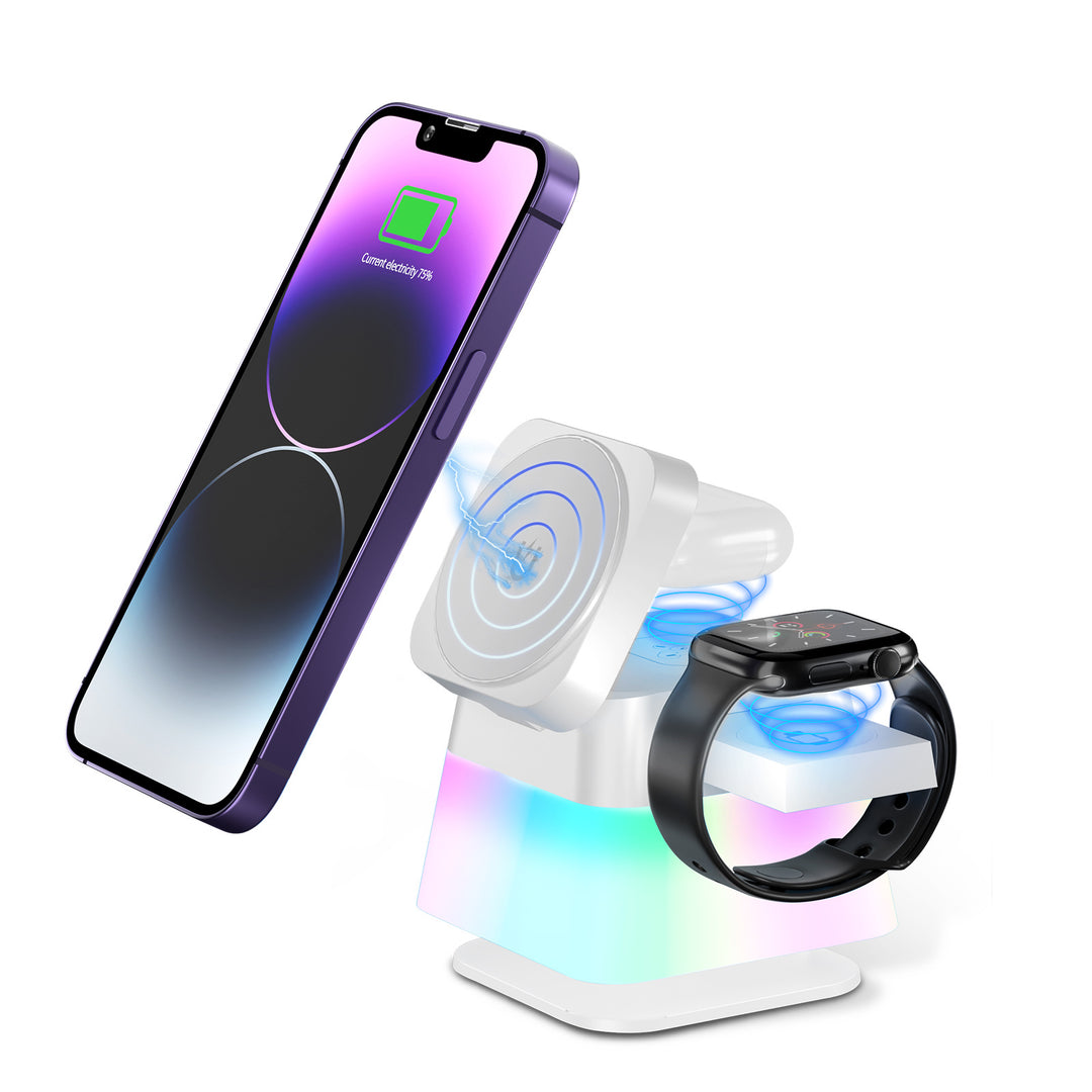 4-in-1 Magnetic Wireless Charger for iPhone - Foldable and Portable — magsafe accessories