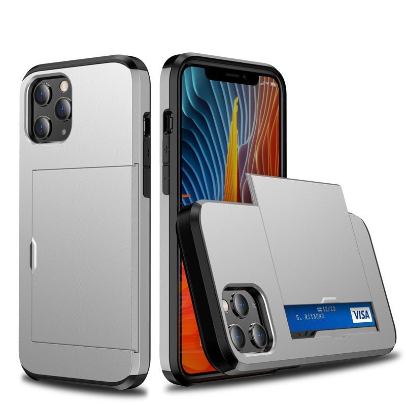 SGP Sliding Card Holder Phone Case - Secure Phone Case with Card Holder